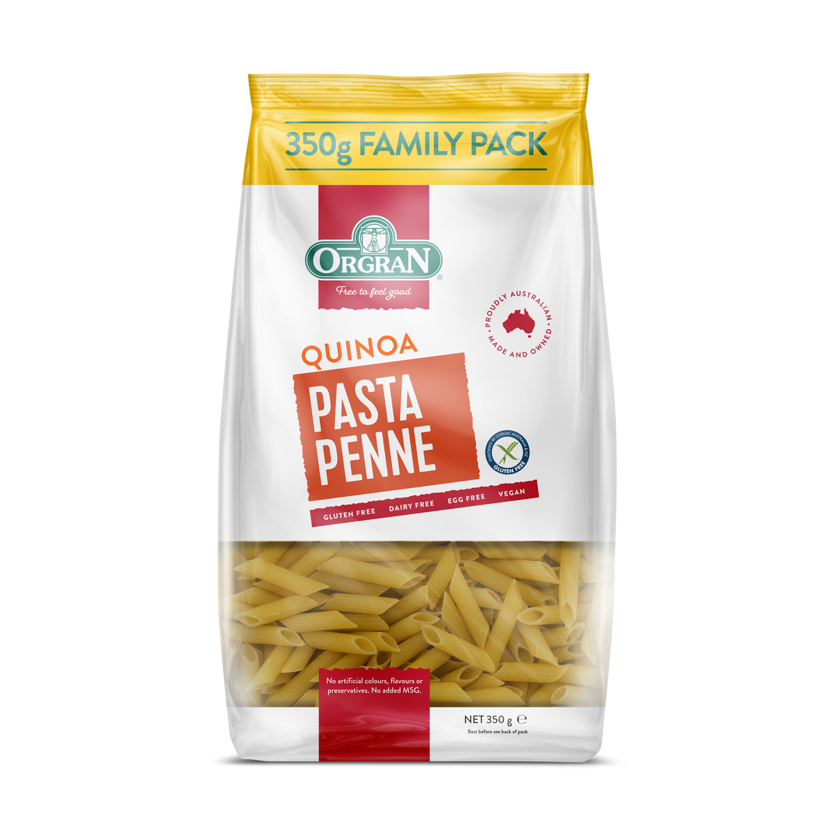 Orgran Gluten Free Pasta Quinoa Penne 350g