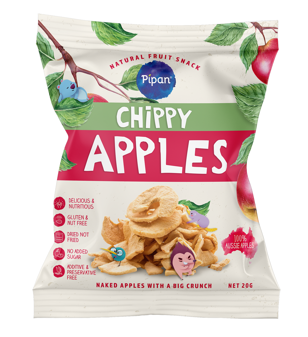 Pipan Chippy Apples 20g