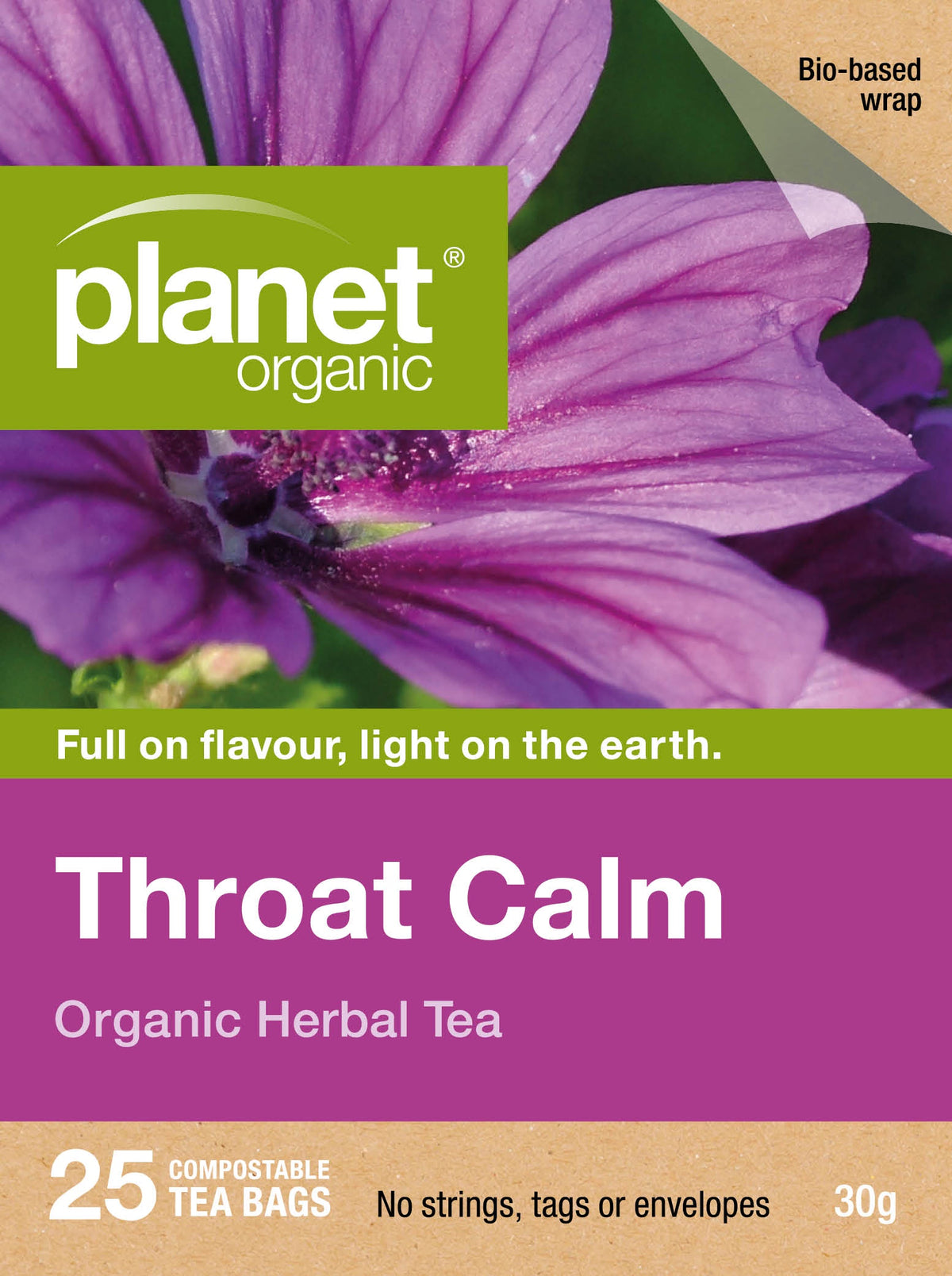 Planet Organic Throat Calm x 25 Tea Bags