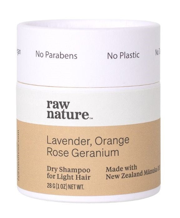 Raw Nature Dry Shampoo -(Light Hair) 28g