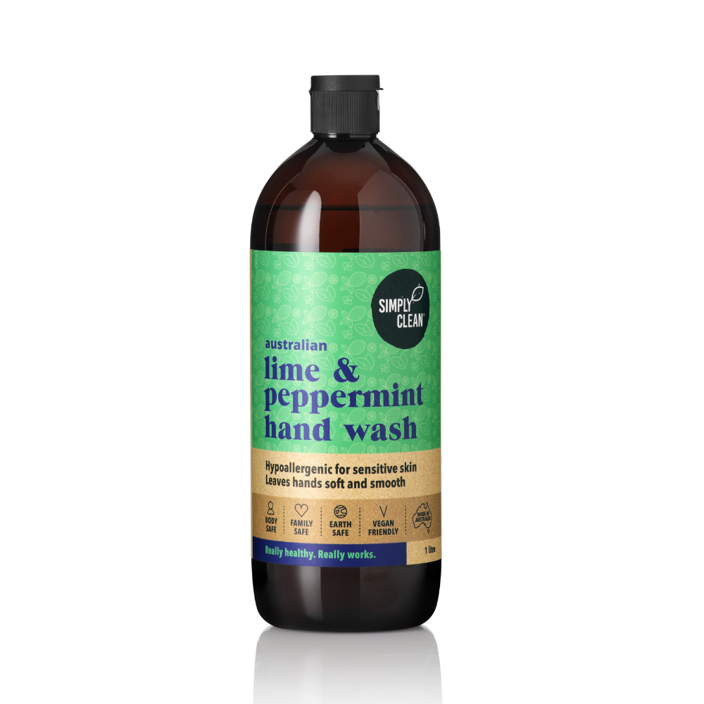 Simply Clean Lime &amp; Peppermint Hand Wash 1L