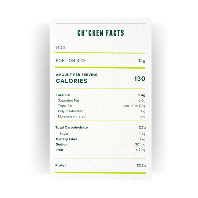 Sensory Mill Plant-Based Chicken 140g