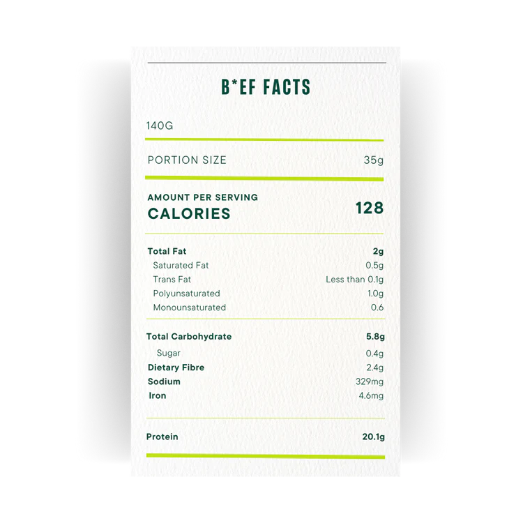 Sensory Mill Plant-Based Beef 140g