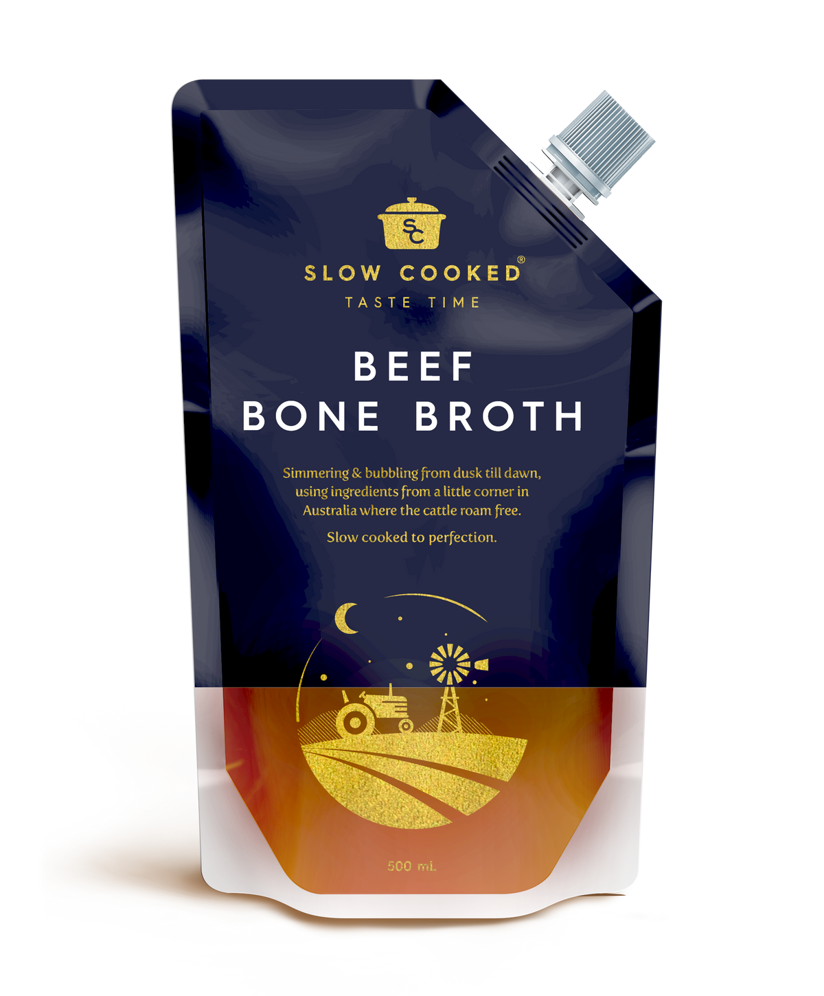 Slow Cooked - Taste Time Broth Beef 500ml