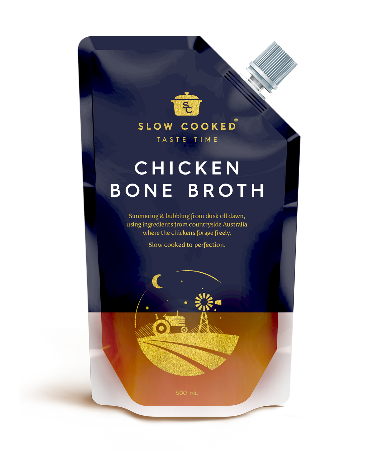 Slow Cooked - Taste Time Broth Chicken 500ml