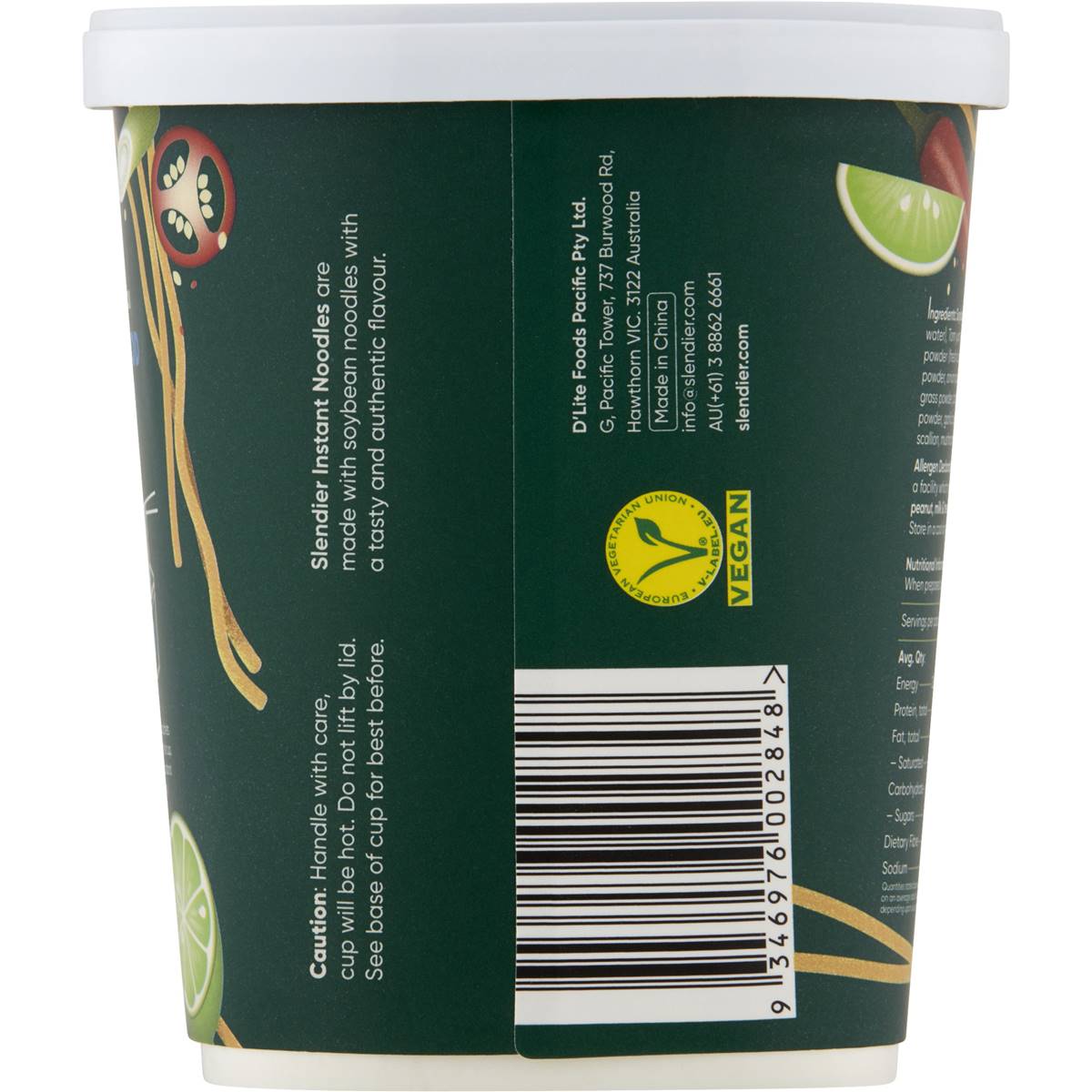 Slendier Soybean Noodles Tom Yum 65g