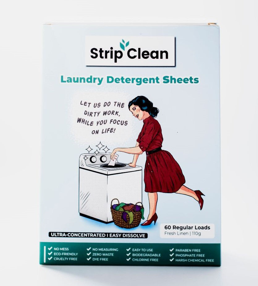 Strip Clean EcoLaundry Detergent Fre.Linen 30s