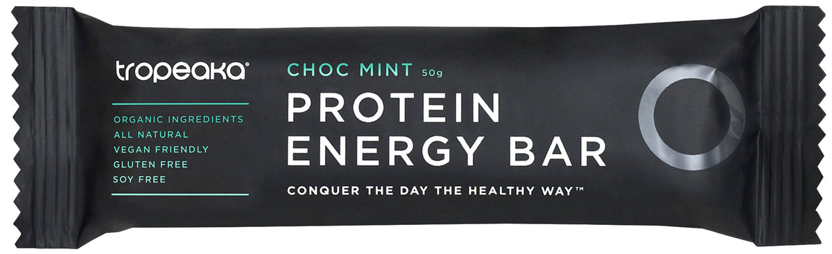 Tropeaka Protein Energy Bar Choc Mint 50g