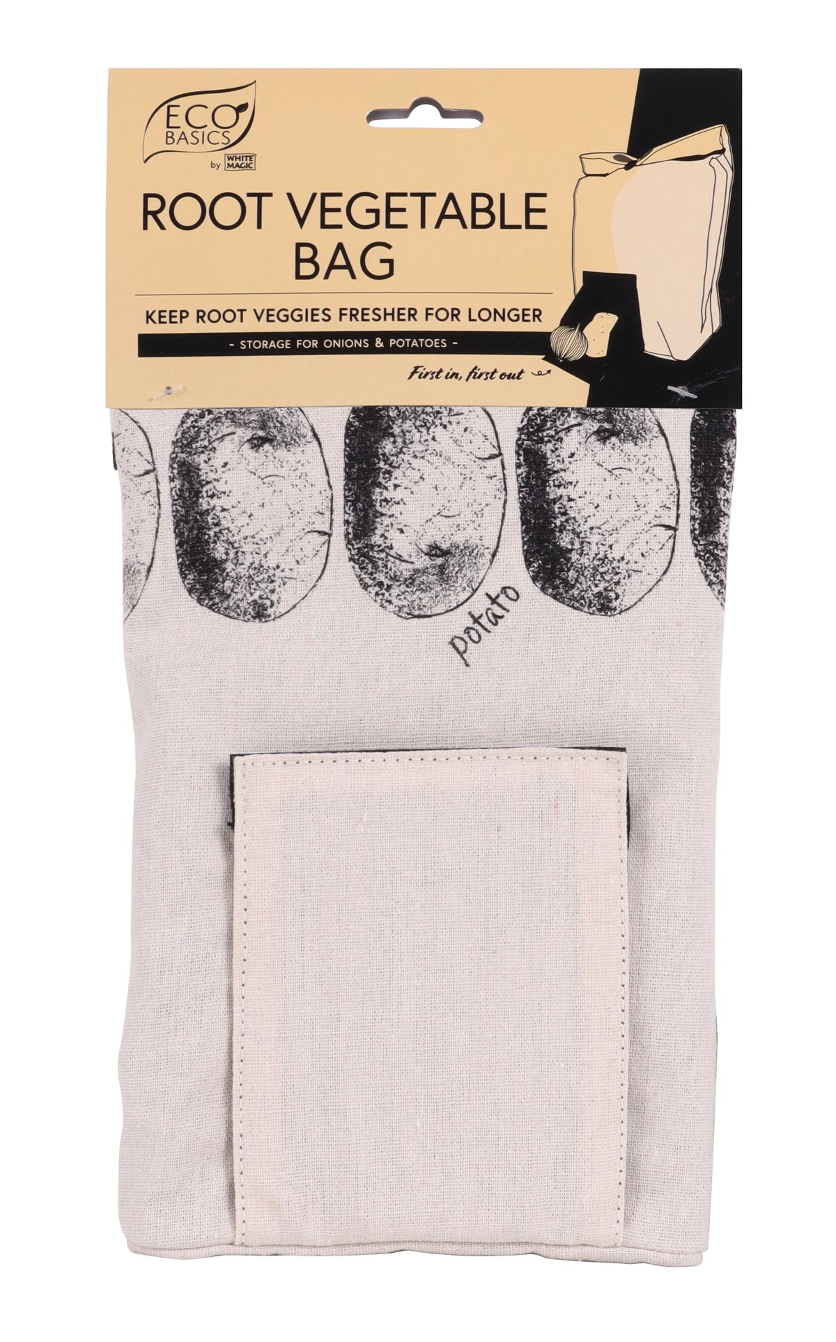 White Magic Eco Basics Root Vegetable Bag 1Pk