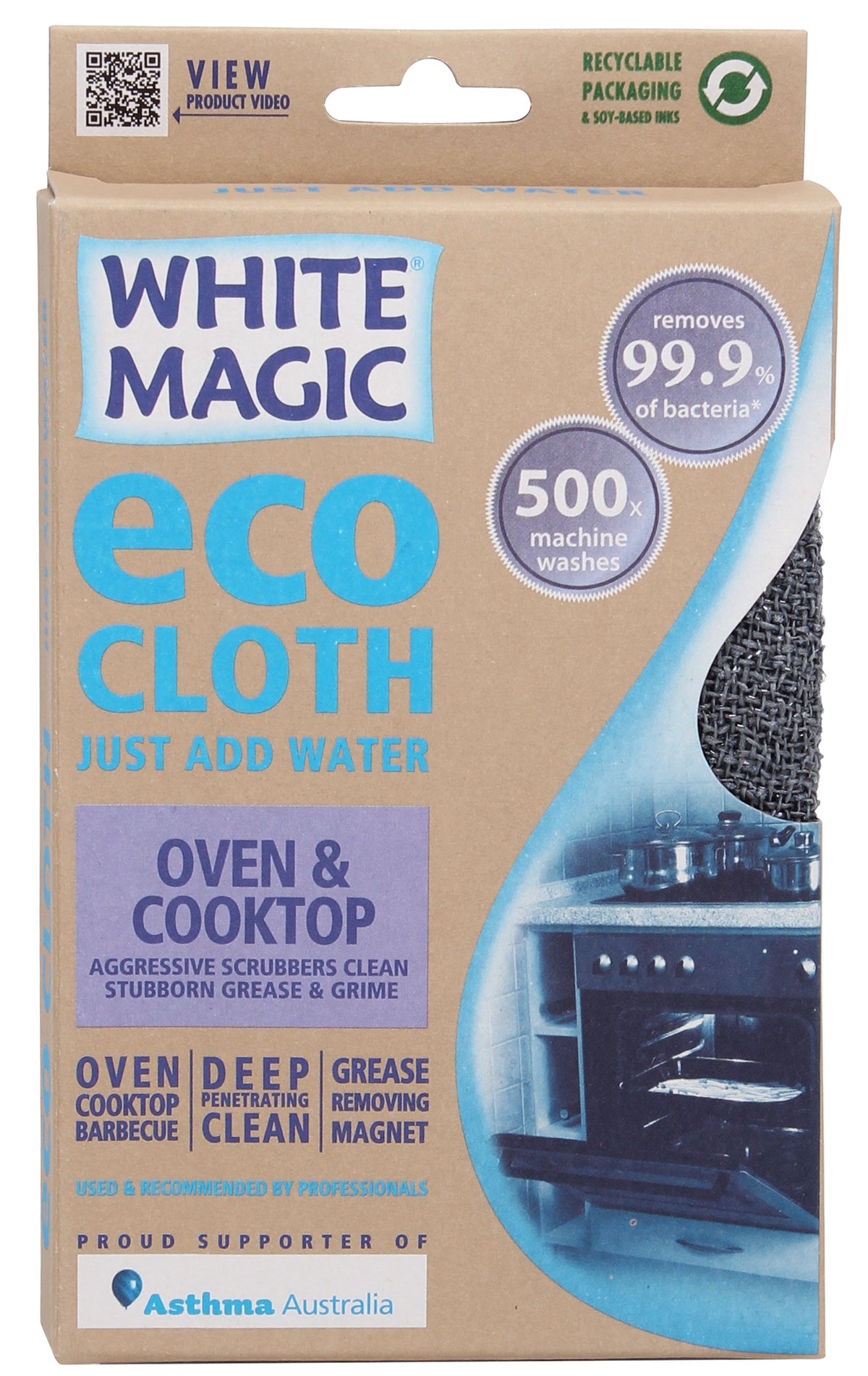 White Magic Eco Cloth Oven &amp; Cooktop 1Pk