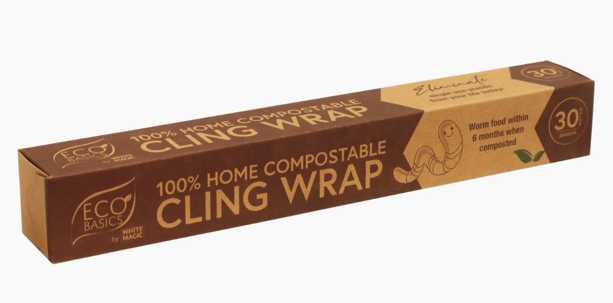 White Magic Eco Basics Compost Cling Wrap 30m x 30cm