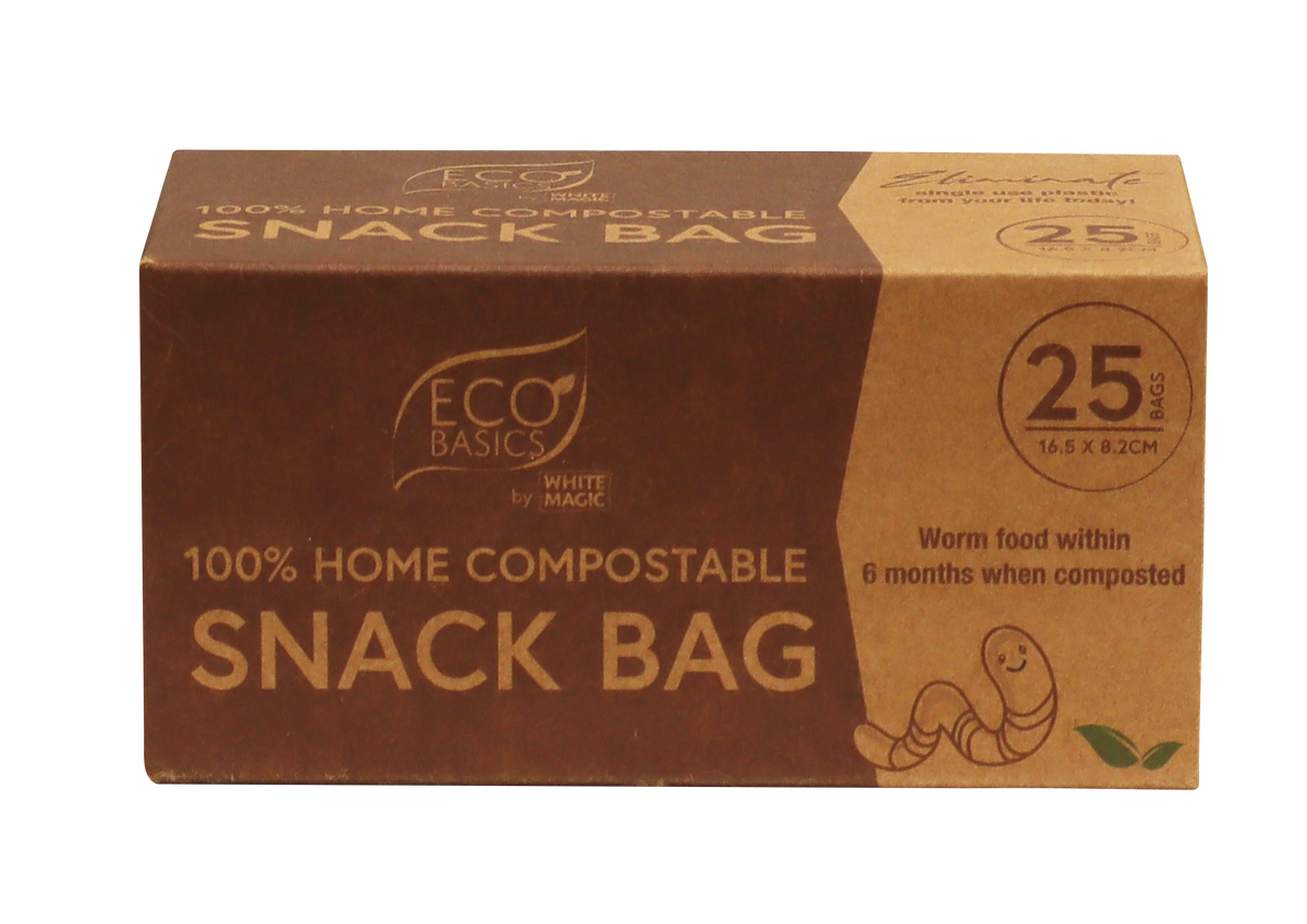 White Magic Eco Basics Compost Snack Bag 25pk