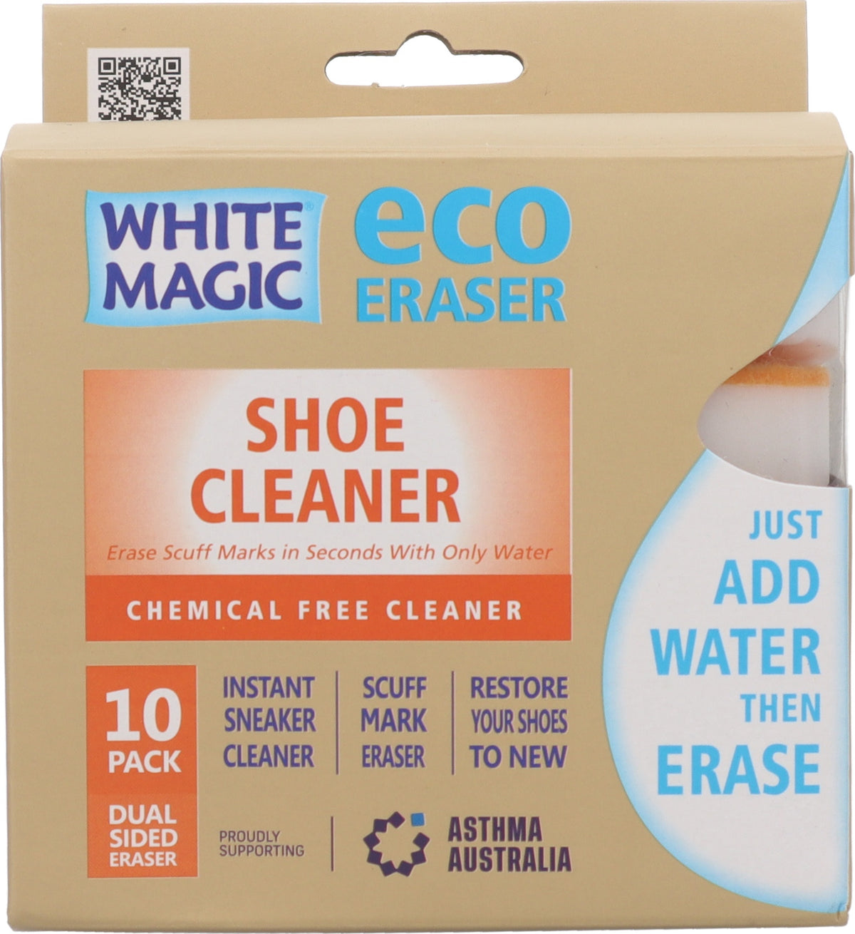 White Magic Eco Eraser Shoe Cleaner 10Pk