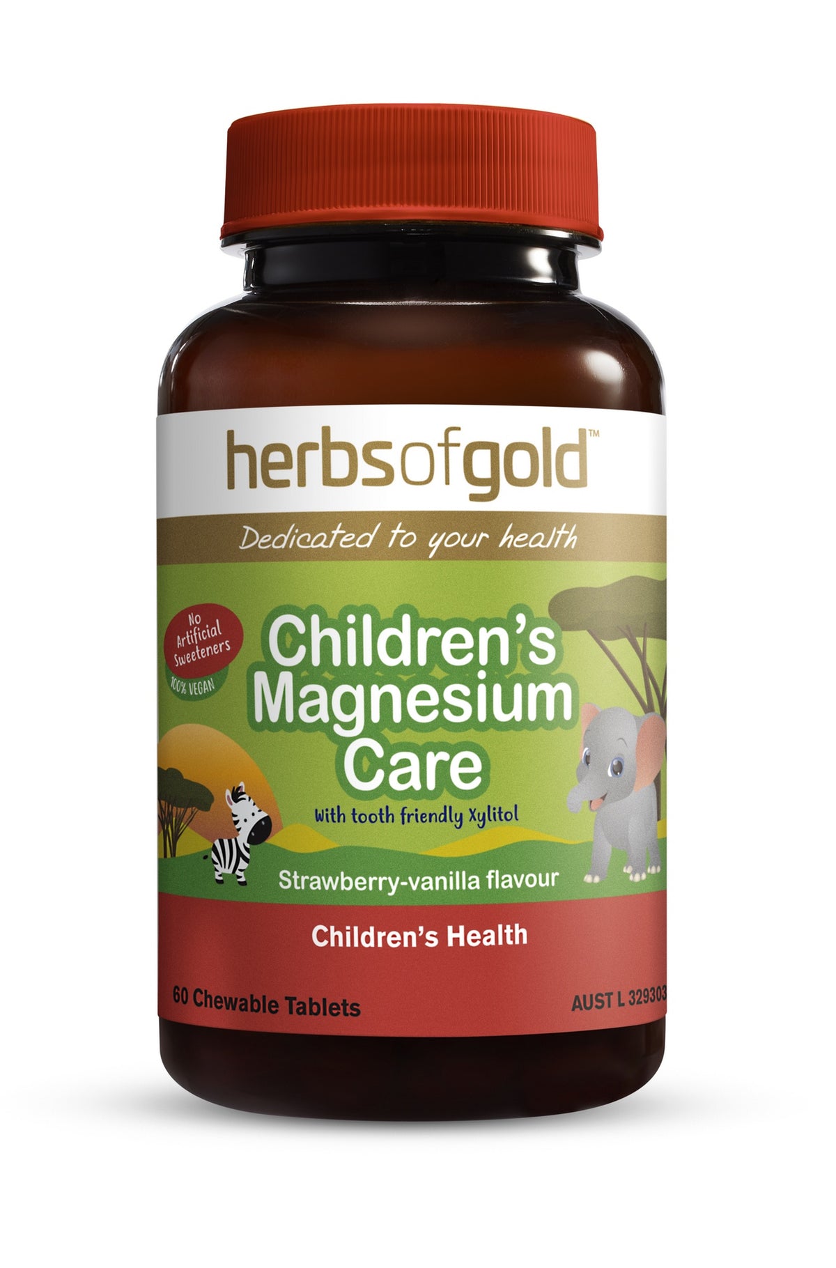 Herbs of Gold Children&#39;s Magnesium Care 60t