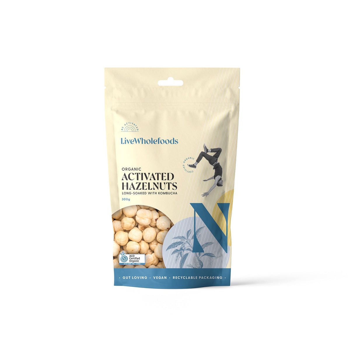 Live Wholefoods Organic Activated Hazelnuts 300g