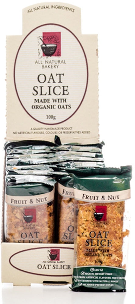 Organic Oat Slice Fruit &amp; Nut 100g