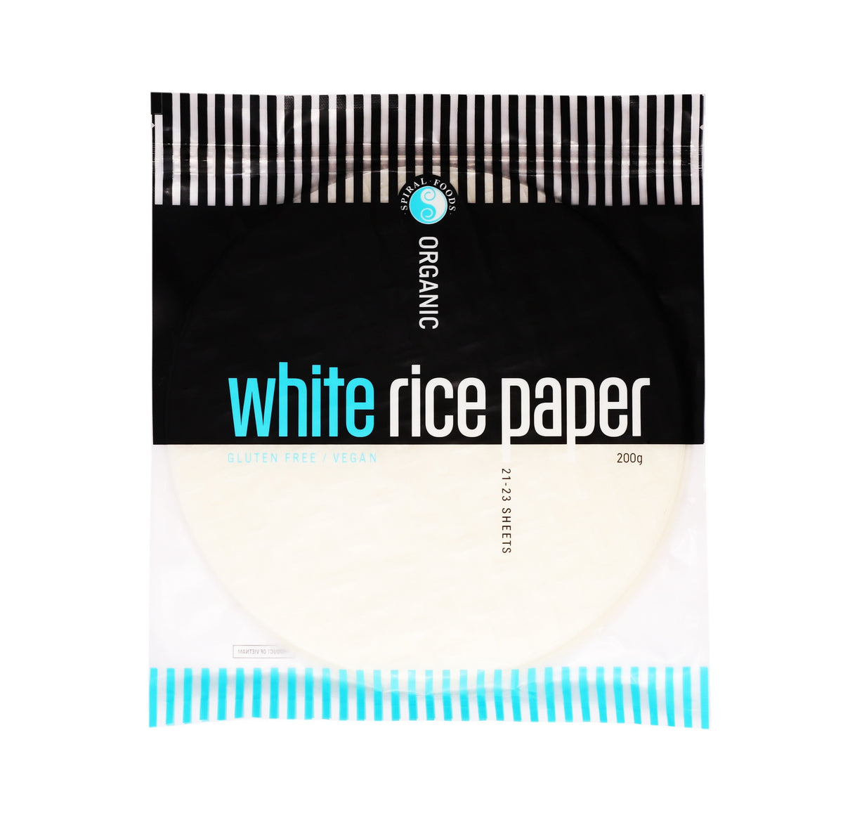 Spiral White Rice Paper Organic 200g