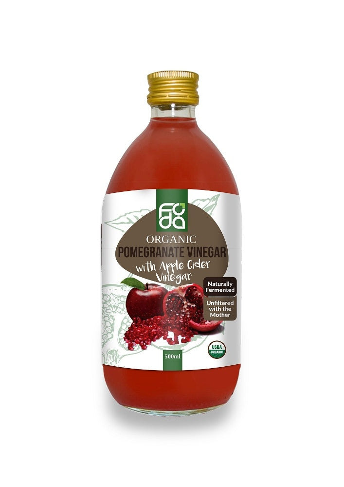 Foda Org Pomegranate &amp; Apple Cider 500ml