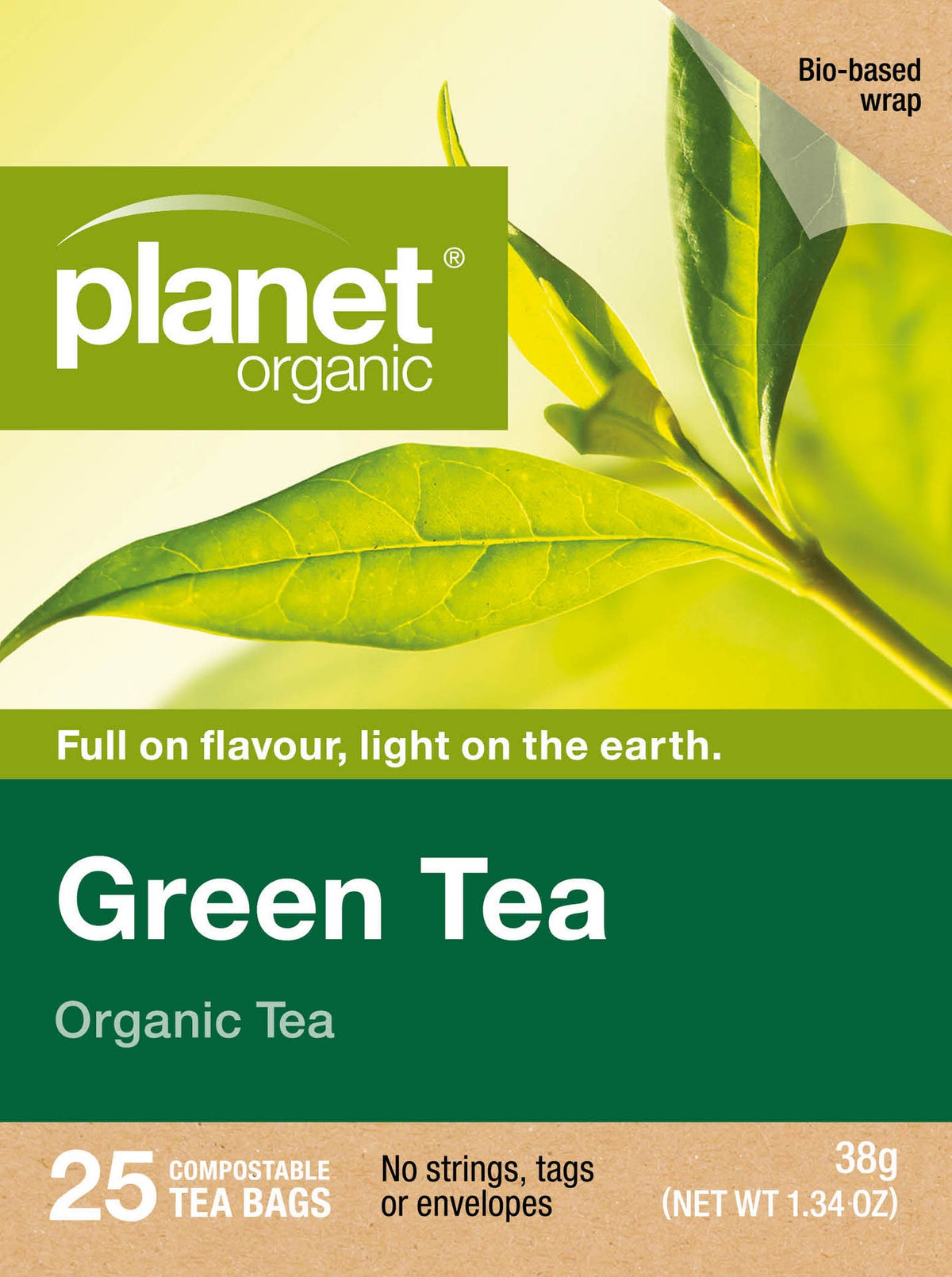 Planet Organic Green x 25 Tea Bags