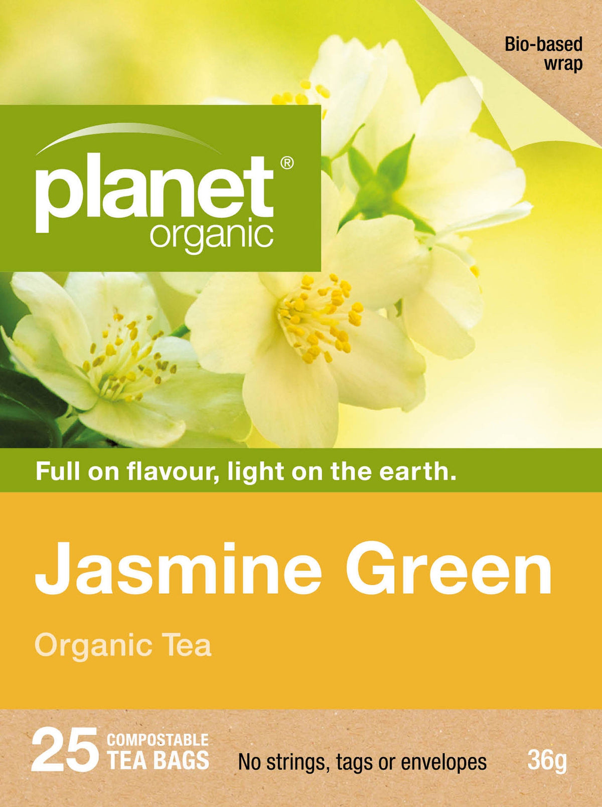 Planet Organic Jasmine Green x 25 Tea Bags