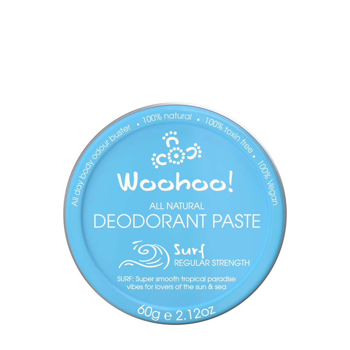 Woohoo Body Natural Deodorant Paste Surf 60g