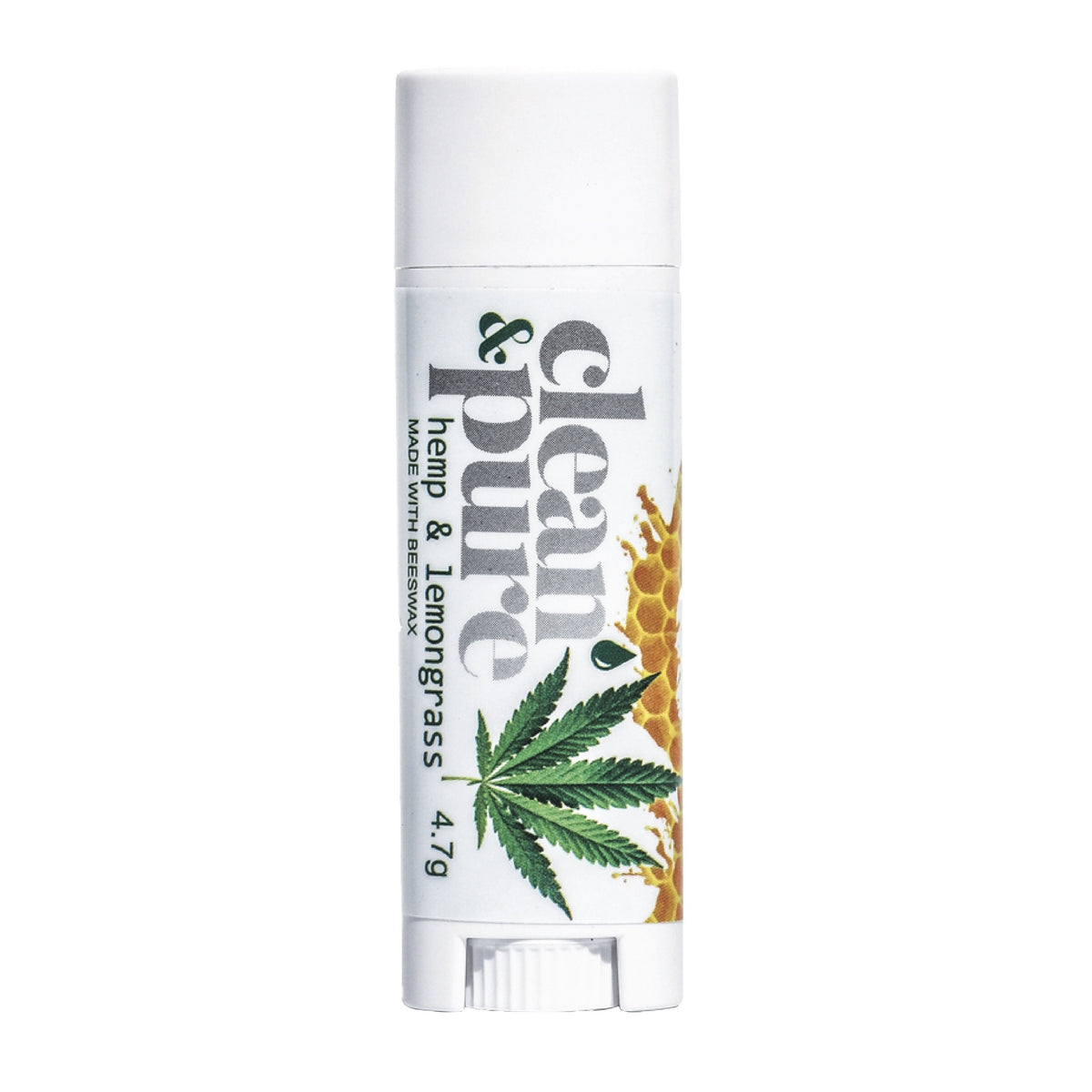 Clean &amp; Pure Lip Balm - Hemp &amp; Lemongrass 4.7g