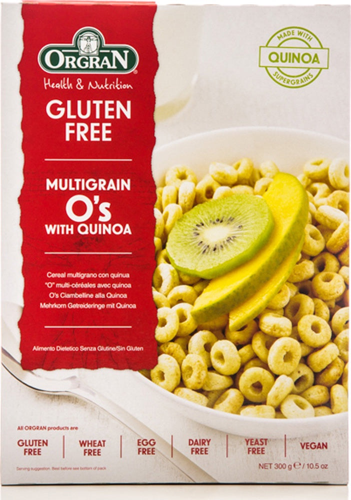 Orgran Gluten Free O&#39;s Multigrain with Quinoa 300g