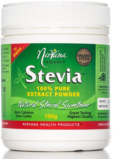 Nirvana Organics Stevia Pure Extract 100g