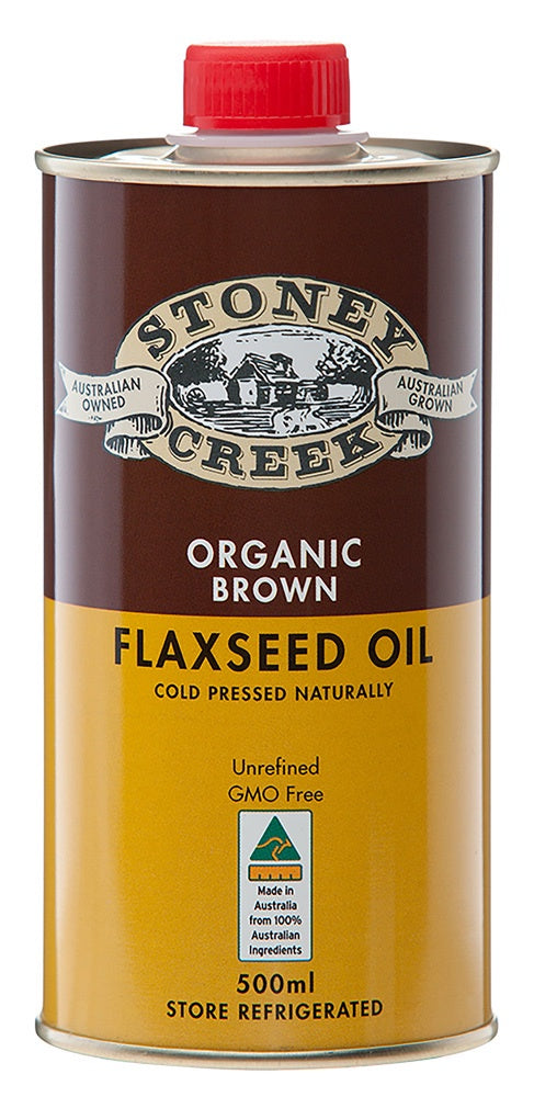 Stoney Creek Flax Oil Brown Organic 500ml