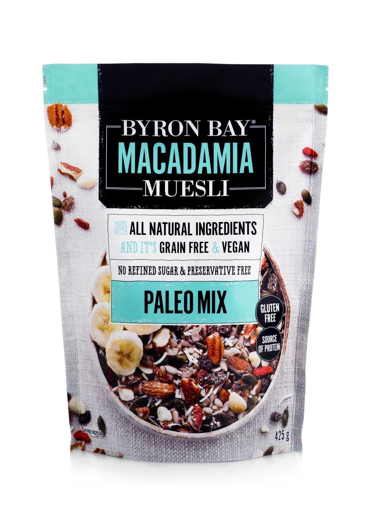 Byron Bay Macadamia Muesli Paleo Mix 425g