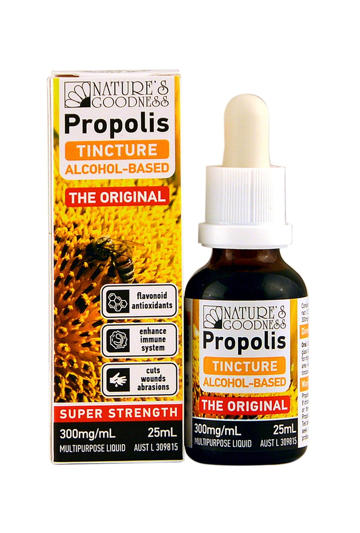 Nature&#39;s Goodness Propolis Super Tinct 300mg/ml 25ml