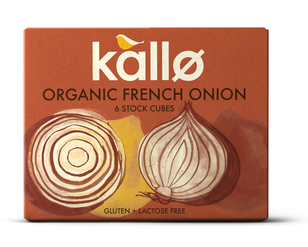 Kallo Stock Cubes French Onion Org 66g