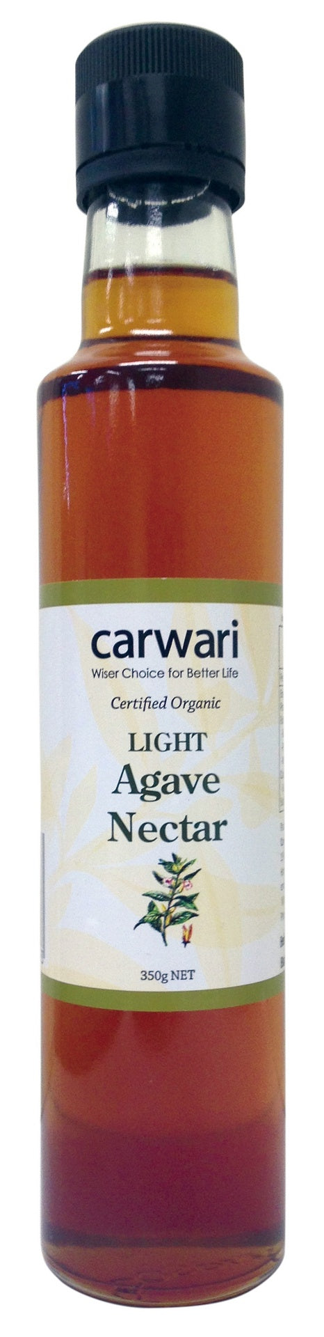 Carwari Organic Light Agave Nectar 350ml