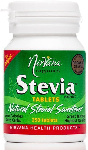 Nirvana Organics Stevia Tamper Evident Pk 250t