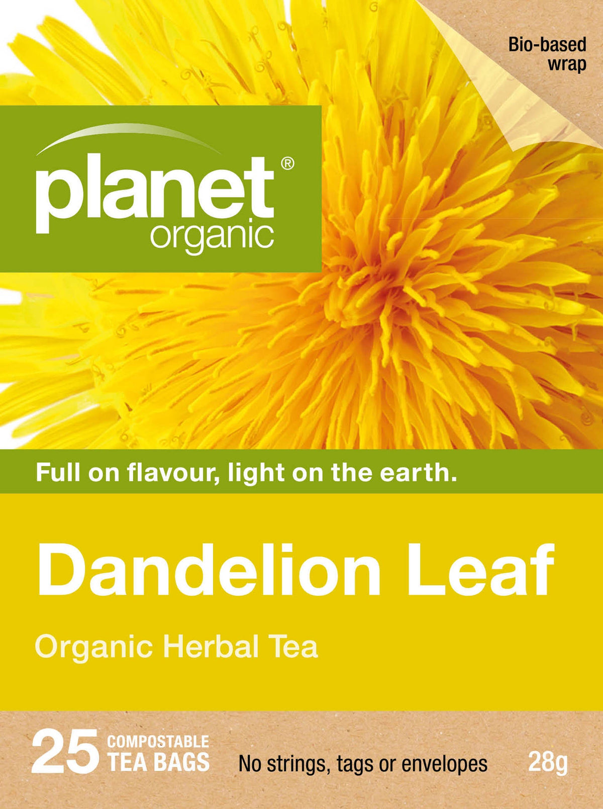 Planet Organic Dandelion x 25 Tea Bags