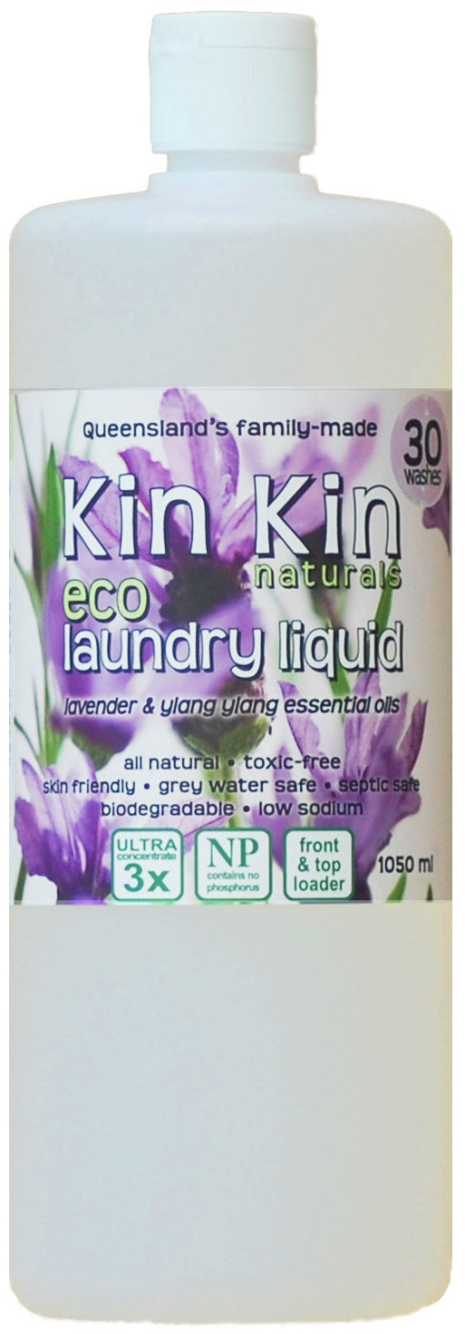 Kin Kin Naturals Eco Laundry Liquid Lav&amp;Ylang 1050ml