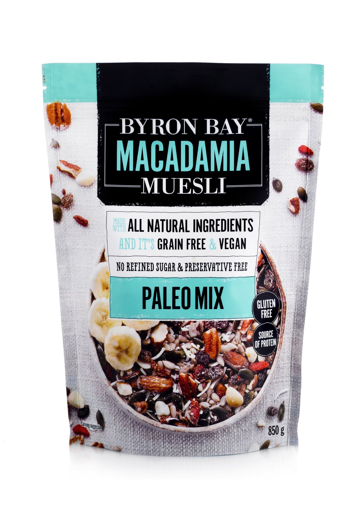 Byron Bay Macadamia Muesli Paleo Mix 850g