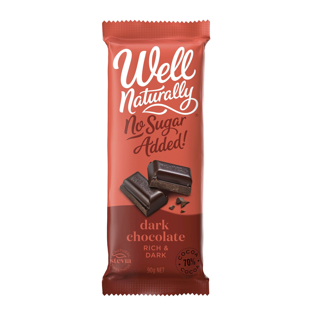 Well Naturally NSA Dark Chocolate Rich Dark 90g