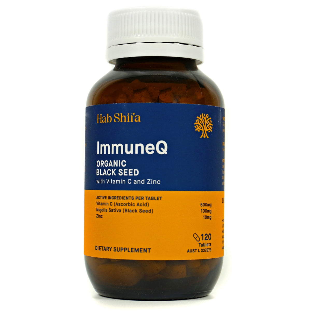 Hab Shifa Immune Q w Vitamin C &amp; Zinc 120c