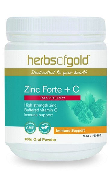 Herbs of Gold Zinc Forte + C 100g