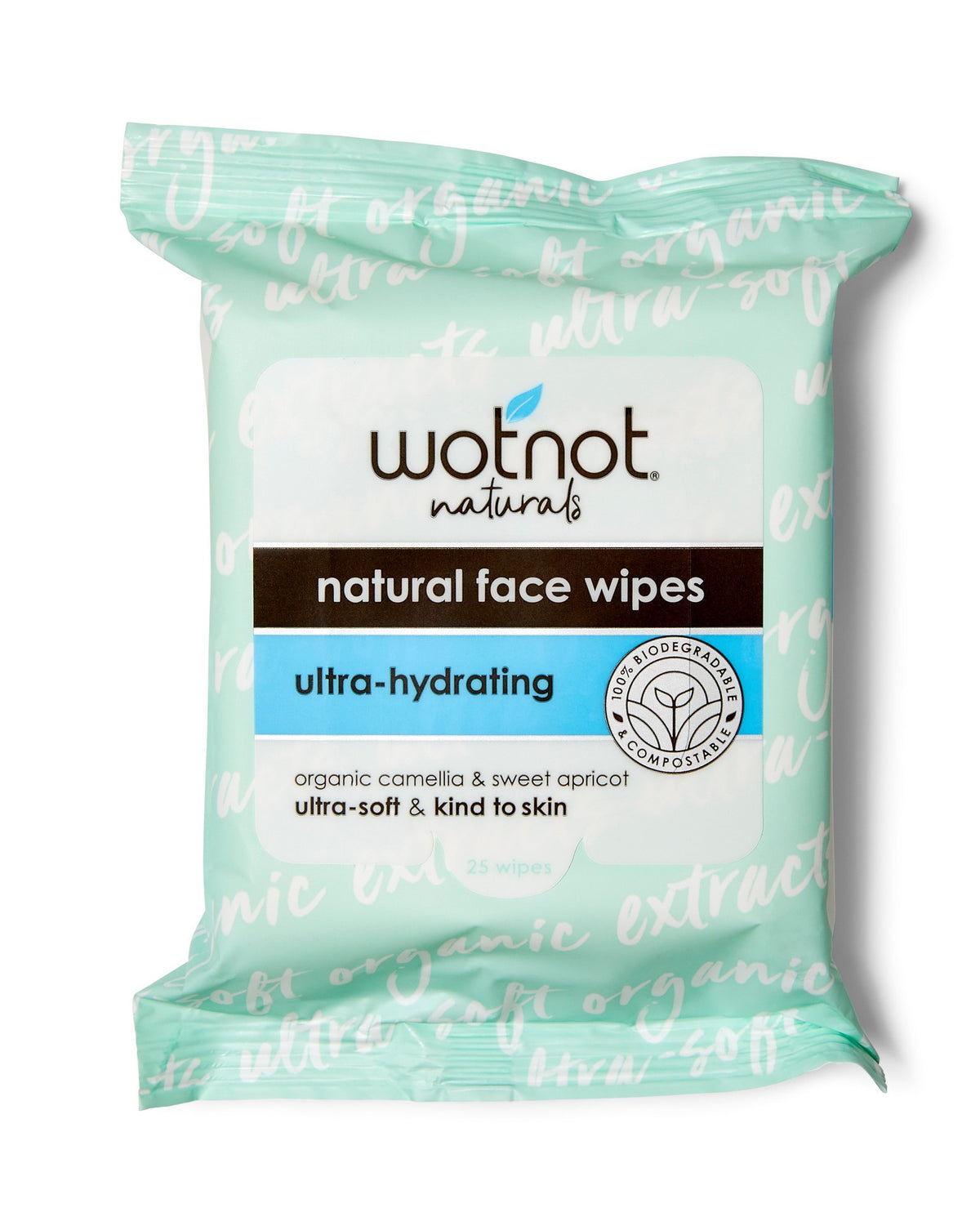 Wotnot Ultra-Hydrating Facial Wipes 25s