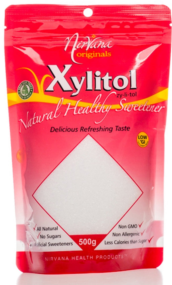 Nirvana Originals Xylitol Stand-Up Pouch Ziplock 500g