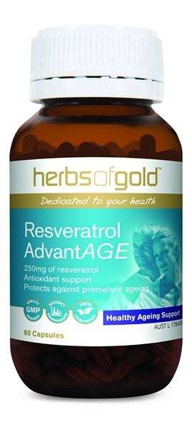 Herbs of Gold Resveratrol Advantage 60c