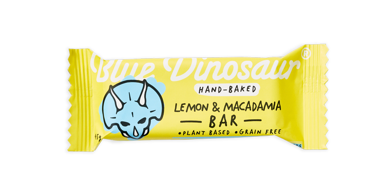 Blue Dinosaur Paleo Bar Lemon &amp; Macadamia 45g