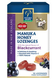 Manuka Health MGO 400+ Manuka Blkcur loz 15s