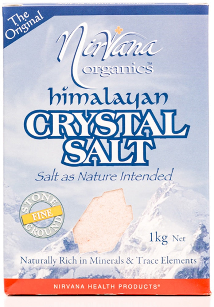 Nirvana Organics Himalayan Crystal Salt Fine 1kg