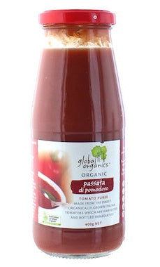 Global Organics Tomato Passata Organic 400g