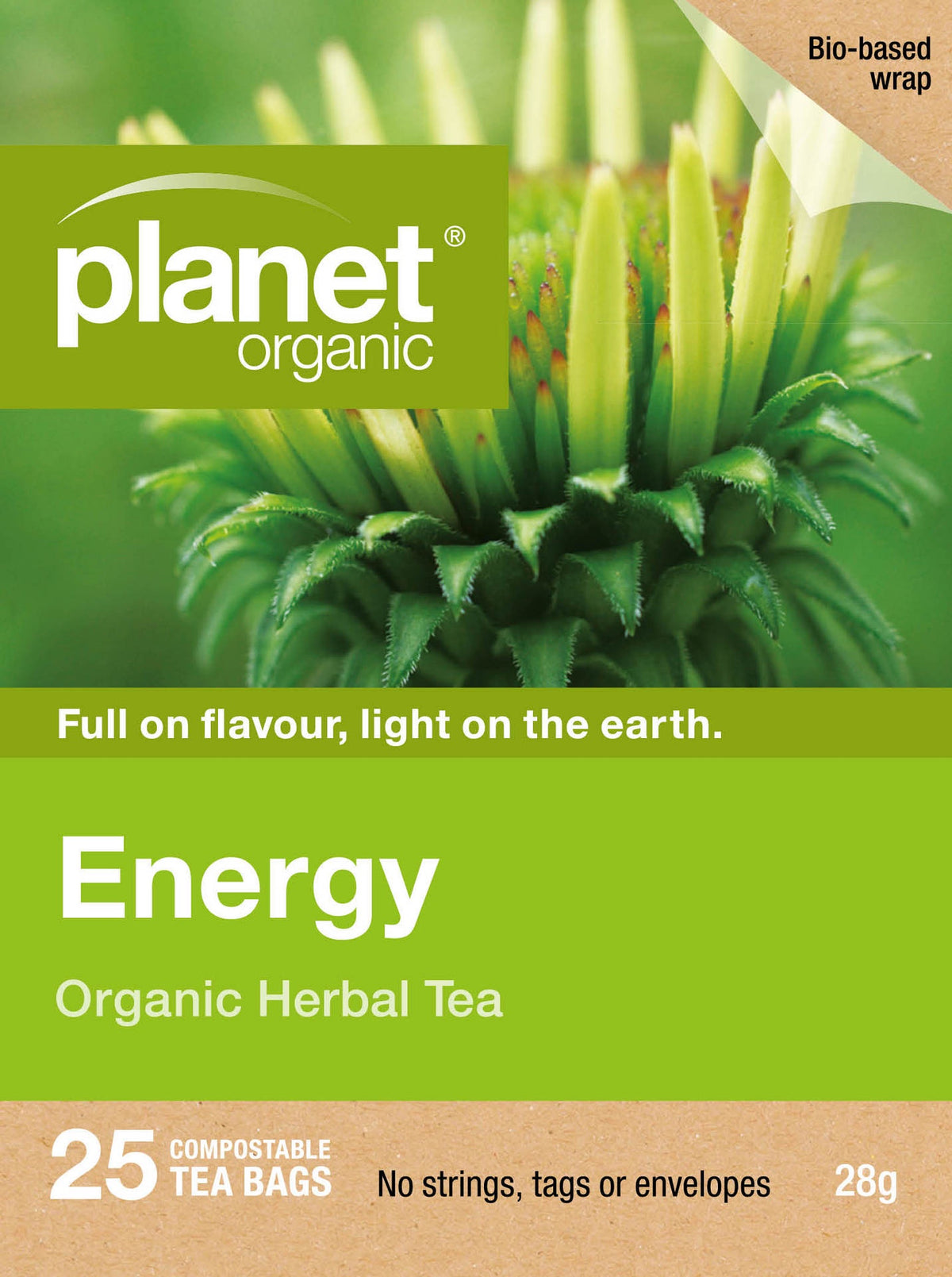 Planet Organic Energy x 25 Tea Bags