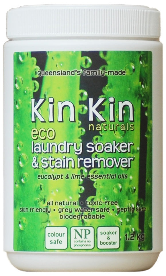 Kin Kin Naturals Eco Soaker&amp; Stain Remover Euca 1.2kg