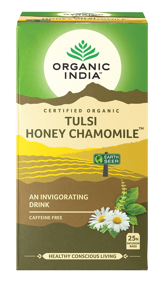 Organic India Tulsi Honey Chamomile x 25 Tea Bags